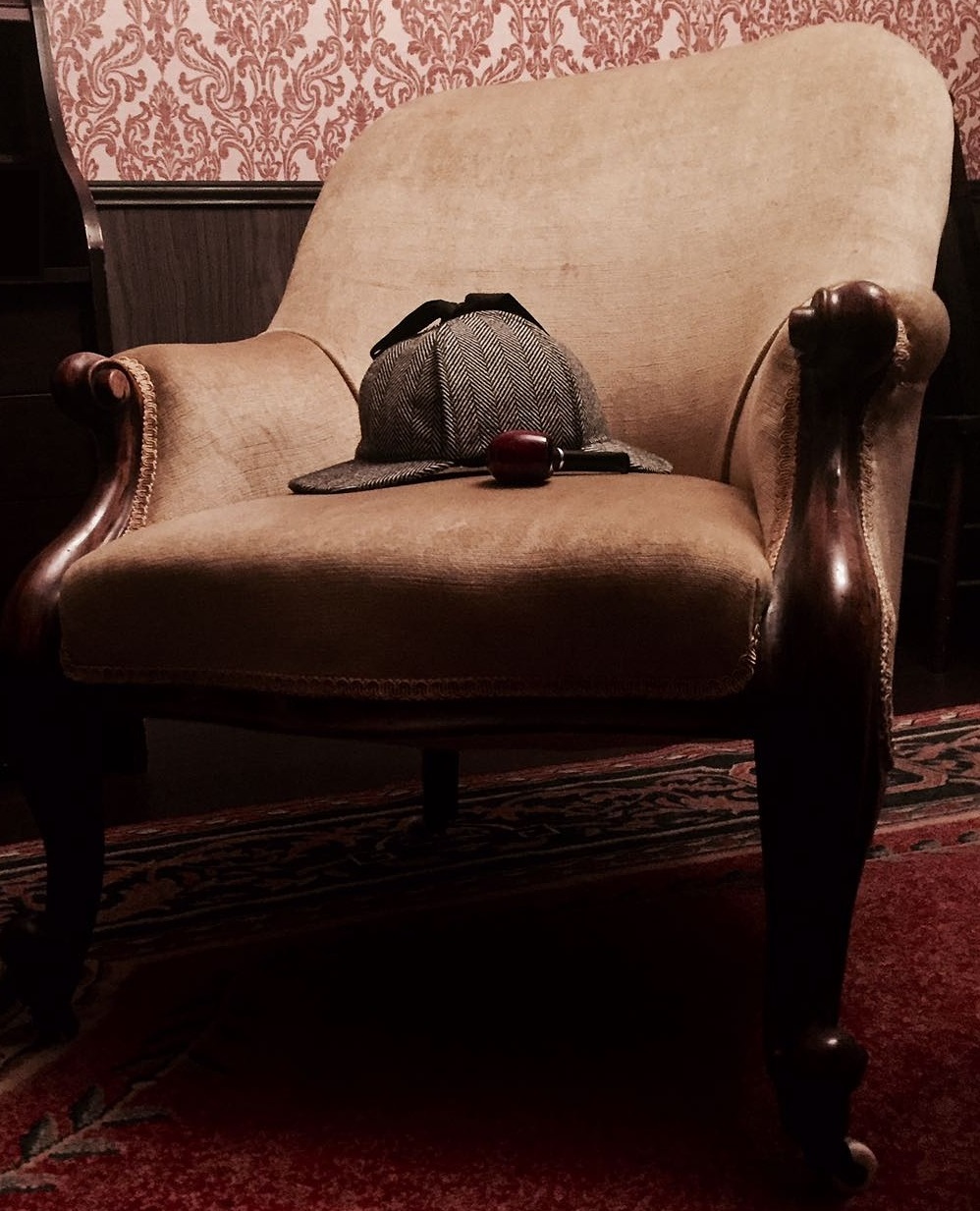 Sherlocked armchair